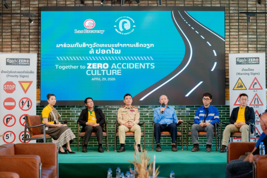 Beerlao Champions Road Safety on World Day for Safety and Health at Work 2026